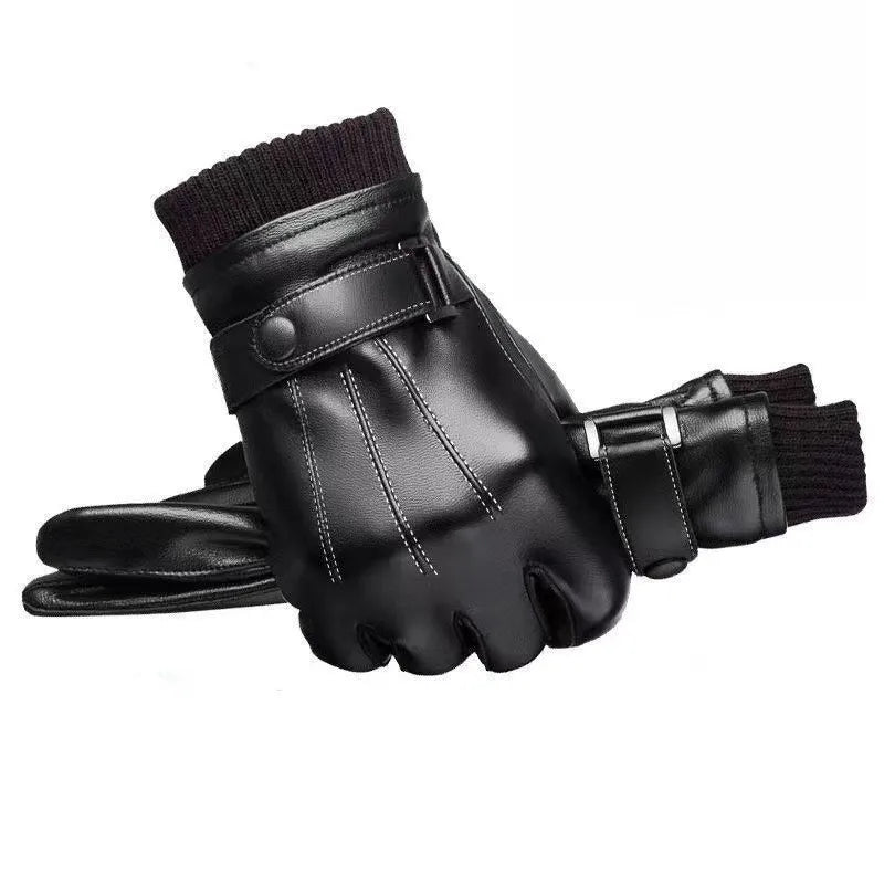 Winter Thermal Riding Gloves - Touchscreen Windproof Waterproof for Motorcycle Cycling Men Women Suitable Cold Weather