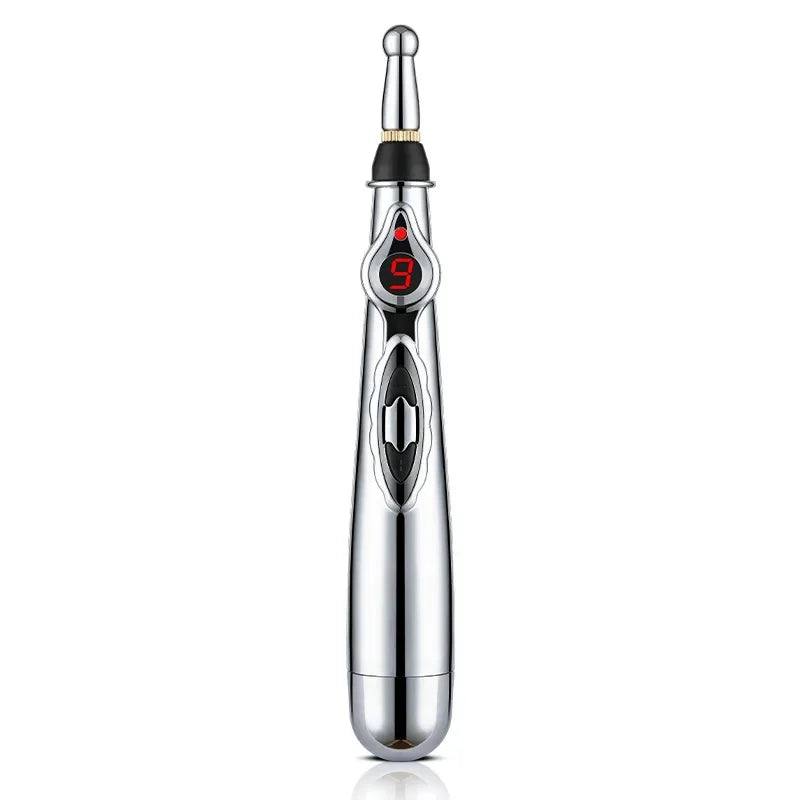 Electronic Acupuncture Pen Relief Pain Massage Point Meridian Energy Meridian Acupuncture Acup Plastic Material Without Battery