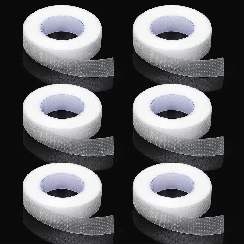 Transparent Micropore Breathable Fabric Eyelash Tape 9M 10 Yards Per Roll Gentle Adhesive Tape For Lash Extension Salon DIY Beauty Accessory