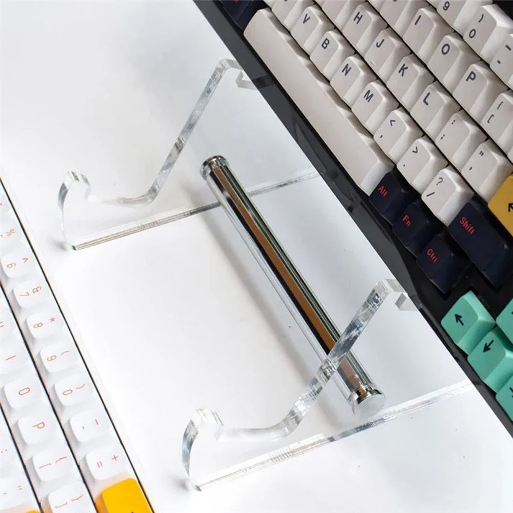 Transparent Acrylic Keyboard Storage Tray Exhibition Special Clear Display Holder  Desktop Support Rack Stand For Gaming Keyboar