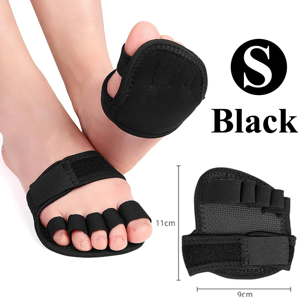 Toe Separator Forefoot Pads Silicone Cushion Pad Pain Relief Shoes Insoles Finger Toe Hallux Valgus Corrector Gel Pads Foot Care