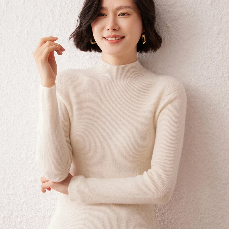 Pure Cashmere Turtleneck Sweater