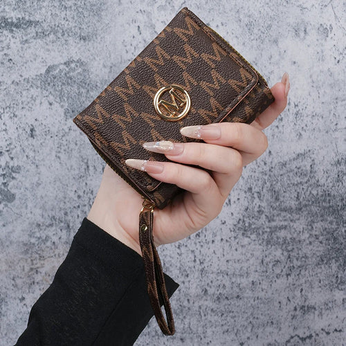 New style women's wallet, short, European and American PU high-end