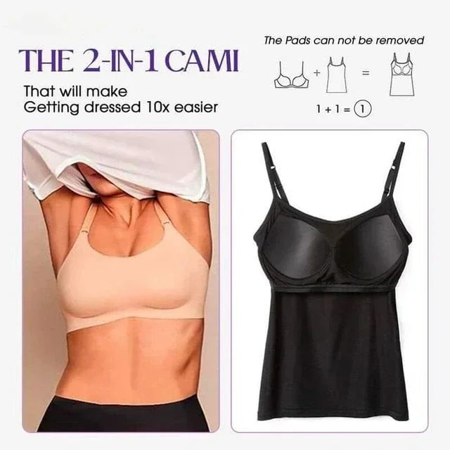 Camisole with Built-In Padded Bra