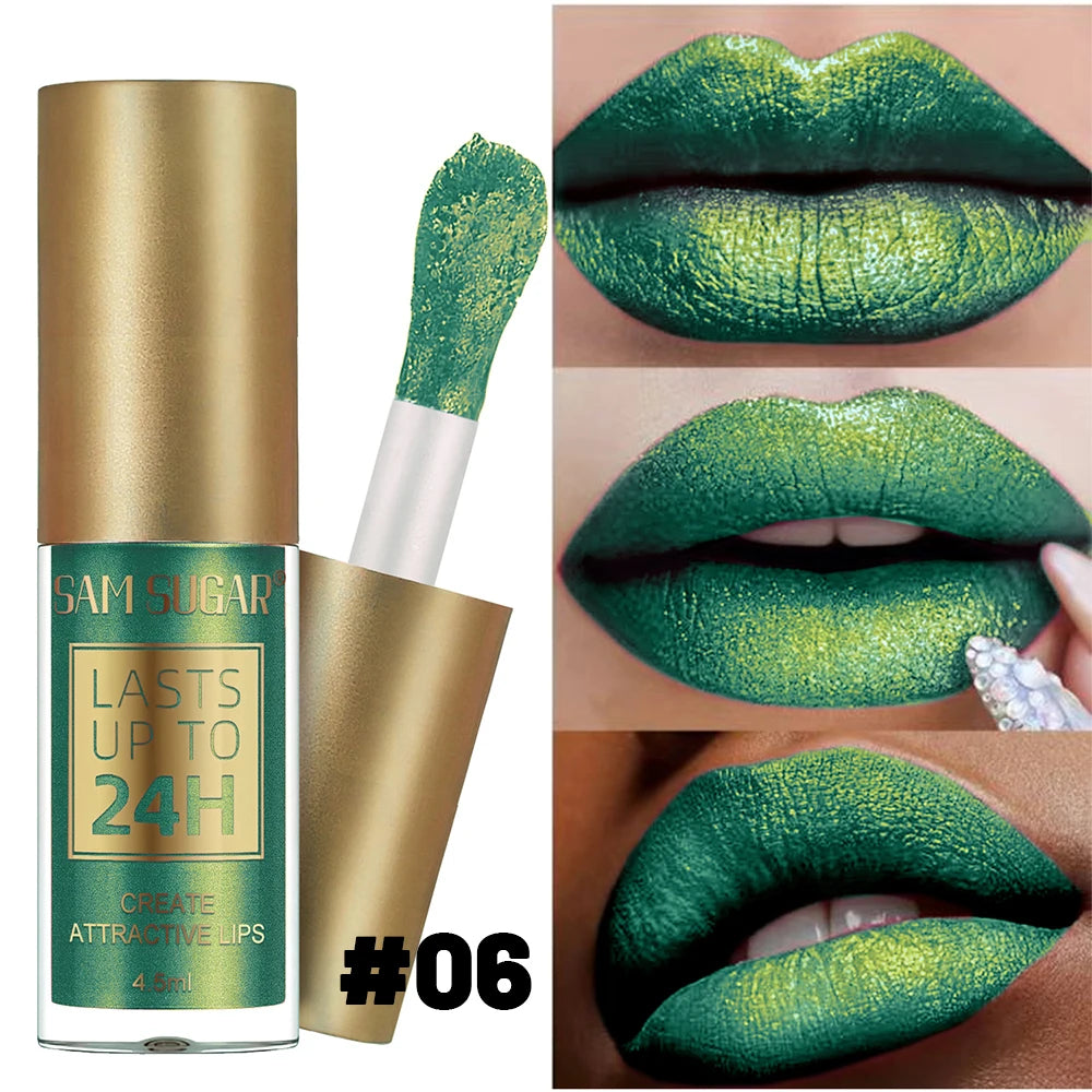 Shiny and Delicate Lip Gloss, Long-Lasting and Not Easily Smudged, Naturally Glossy Lip Gloss