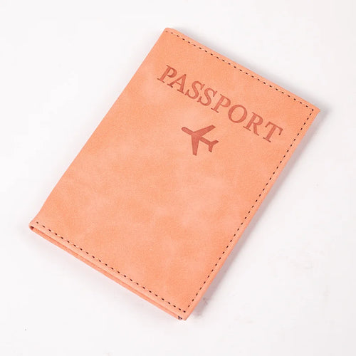 Airplane Passport Cover Case for Women Men Travel Passport Case Cute