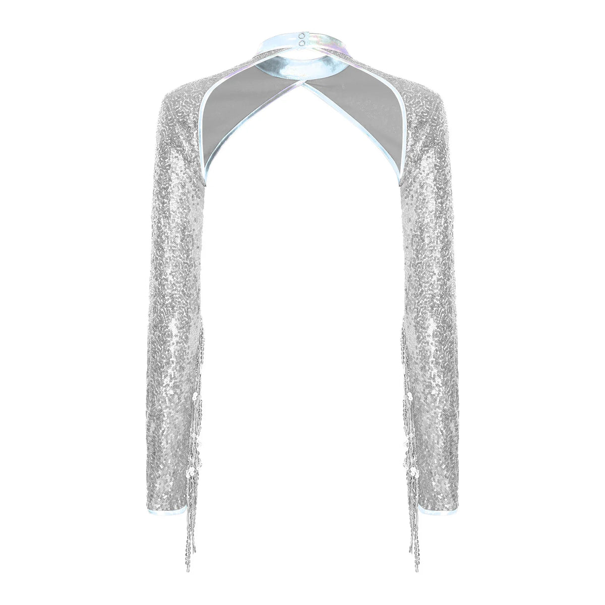 Sequin Fringe Bolero Shrug