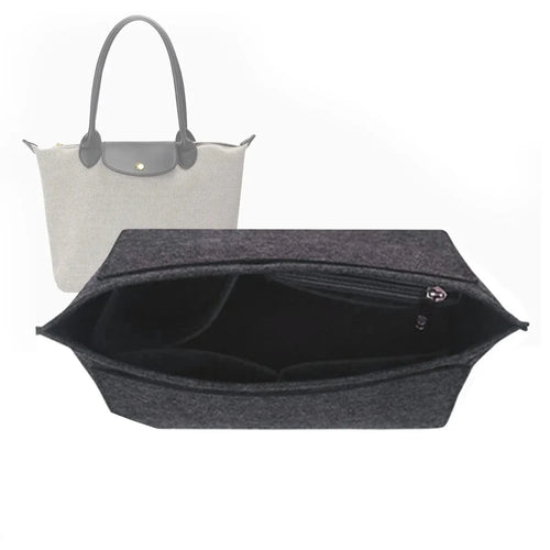 Felt Insert Bag Fits For Longchamp Handbag Liner Bag Felt Cloth Makeup