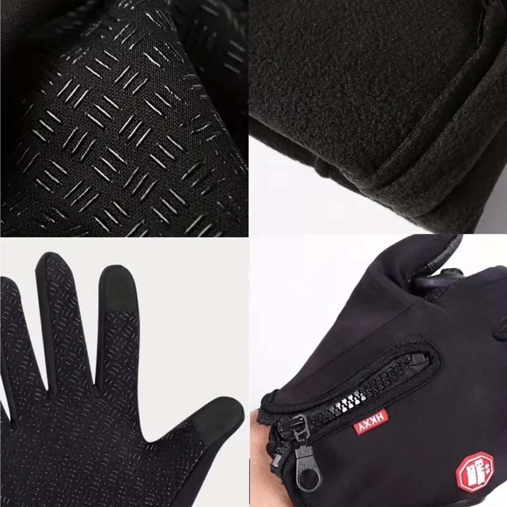 Winter Gloves For Men Women Touchscreen Warm Outdoor Cycling Driving Motorcycle Cold Gloves Windproof Non Slip GlovesLL