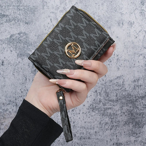 New style women's wallet, short, European and American PU high-end