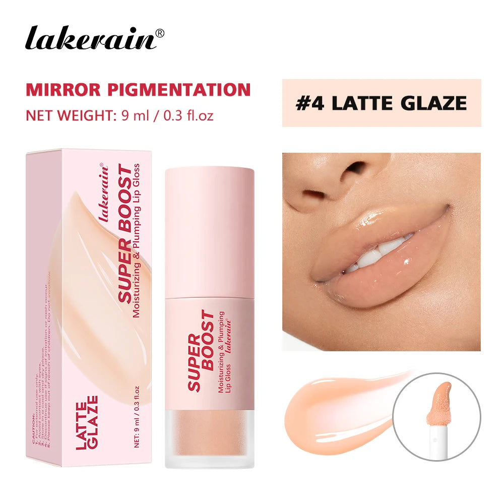 Plumping Lip Gloss Non-Sticky Boosted Mirror Shine And Volume Lip Skin Smooths Hydrating Moisturizing Lip Gloss Cosmetics