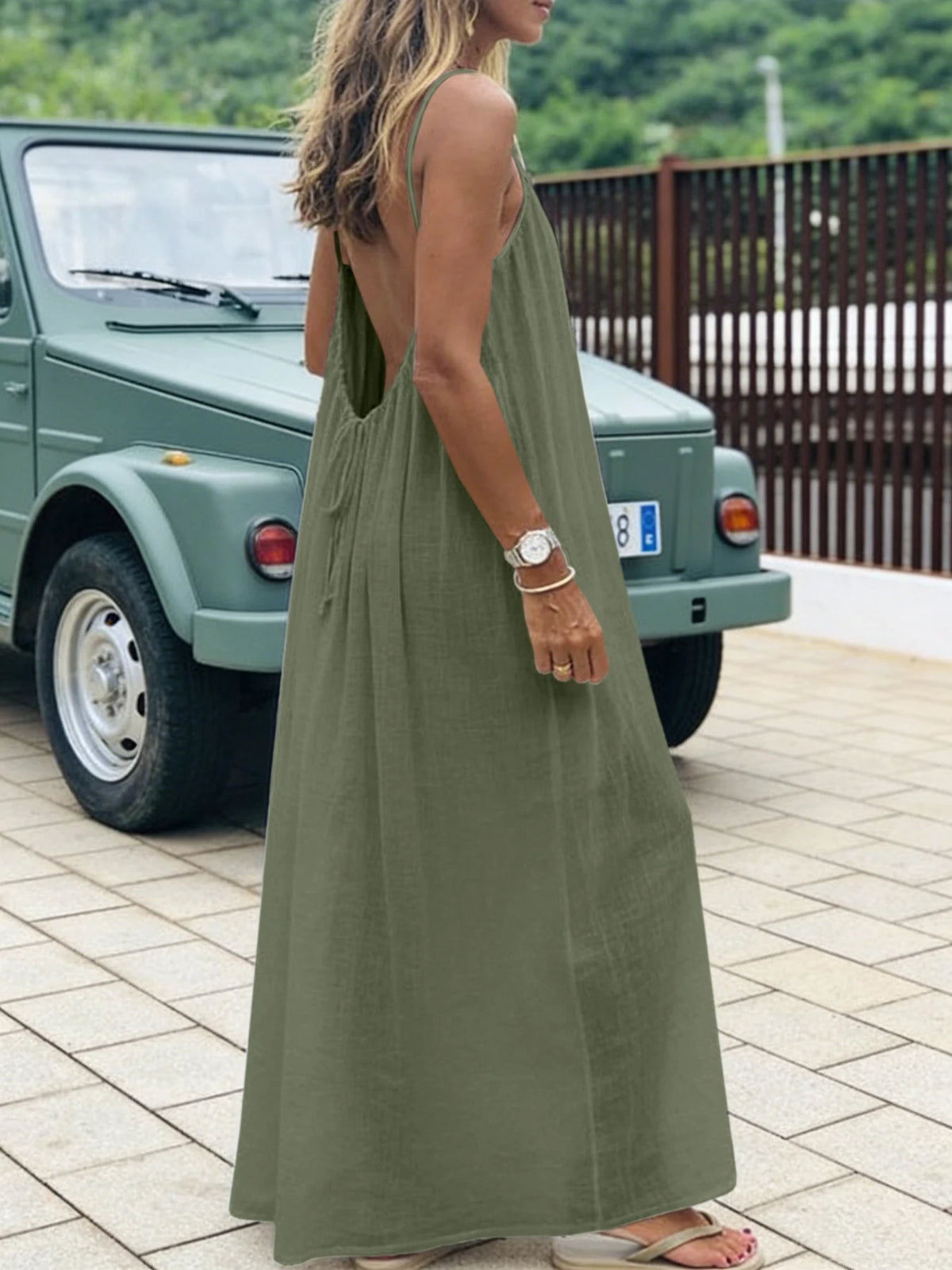 Strapless Loose Lounge Maxi Dress