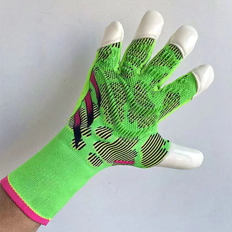 Goalie Gloves Goalkeeper Football Sports Accessories Adult Premium Latex Anti Slip Competitive Match Training Protective Supplie