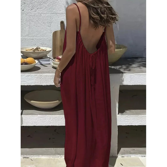 Strapless Loose Lounge Maxi Dress