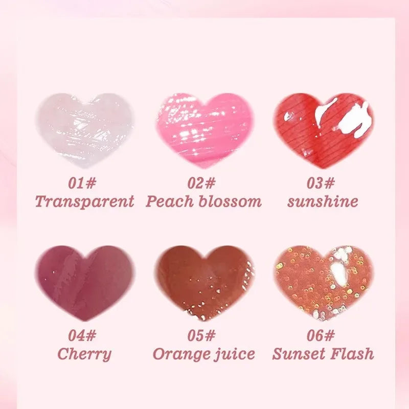 Moisturizing Lip Oil Gloss Set, 6 Pack