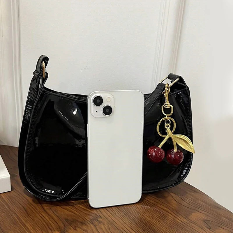 Vintage Retro Shoulder Bag for Women PU Leather Underarm Crossbody