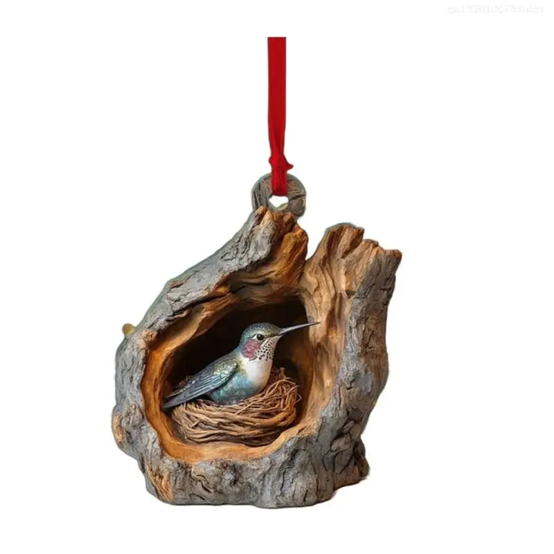 Elegant Charm Owl Christmas Ornament Craft from Sturdy 2D Acrylic Materials Fashion Accessory for Seasonal Decoration F1FB