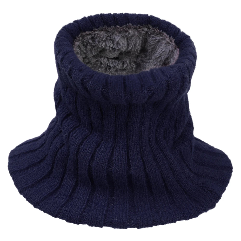 Fashion Soft Knitted Neck Warmer Sports Scarf Women Men Face Cover Winter Skating Running Hiking Scarves Thick Cold-proof Collar