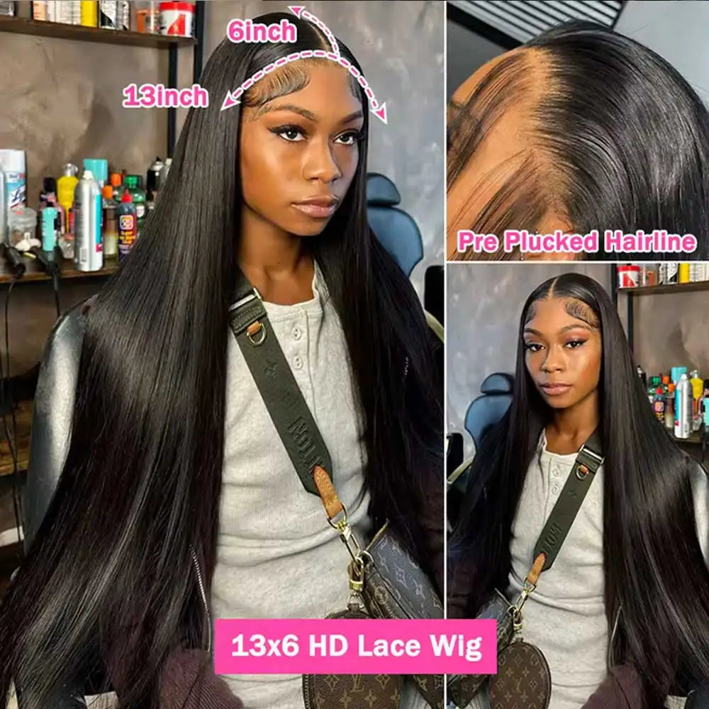 HD Lace Frontal Straight Human Hair Wig