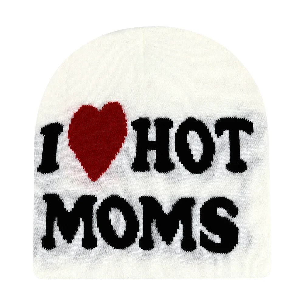 Y2K Letter Knitted Winter Autumn Beanie Cap Men Women Kanye Beanies Gorras Hombre Top Warm Skiing Hat Ear Hats Hip Hop Skullcap