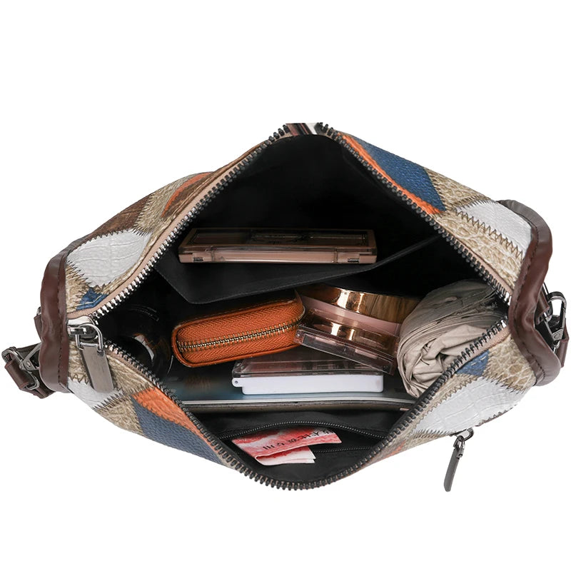 High quality PU Shoulder Handbag Purseshigh-capacity Big Shoulder Crossbody Bags New Designer Messenger Sac Casual Tote Bags Sac