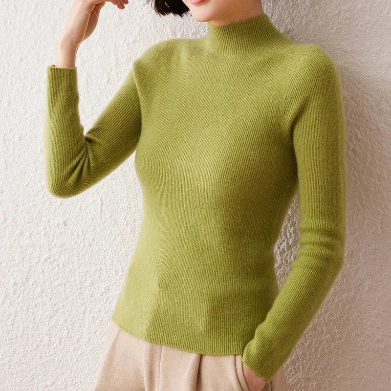 Pure Cashmere Turtleneck Sweater