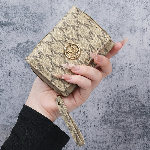 New style women's wallet, short, European and American PU high-end