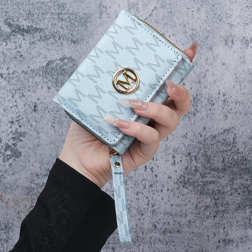 New style women's wallet, short, European and American PU high-end