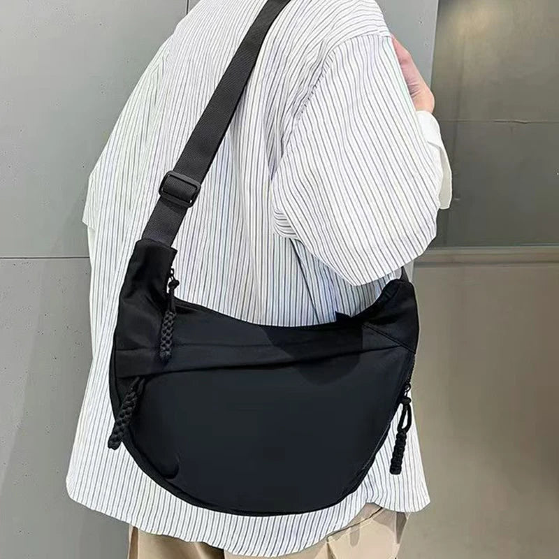 Casual Women's Nylon Crossbody Bag, Large Capacity Hobo Shoulder Purse