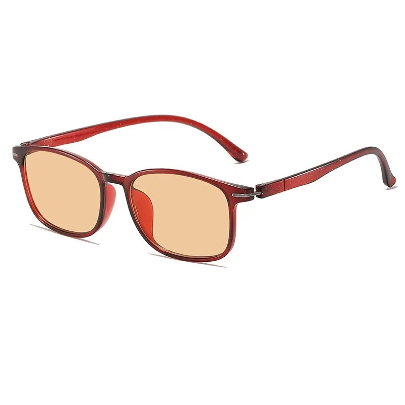 Blue Light Blocking Glasses for Men Women With Red Tinted Lens Computer Gaming Anti Fatigue Vintage Anti-Blue Light Sunglasses