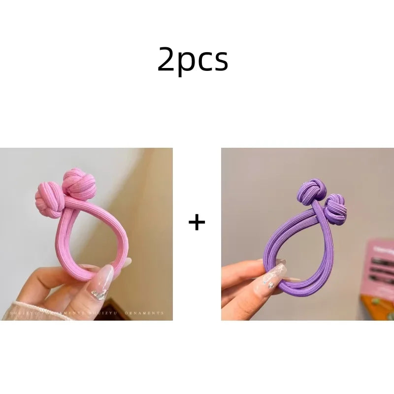 Simplicity Stretch Rubber Hair Ties for Women High Elasticity Fashion Girl Head Rope Scrunchie Hair Accessories