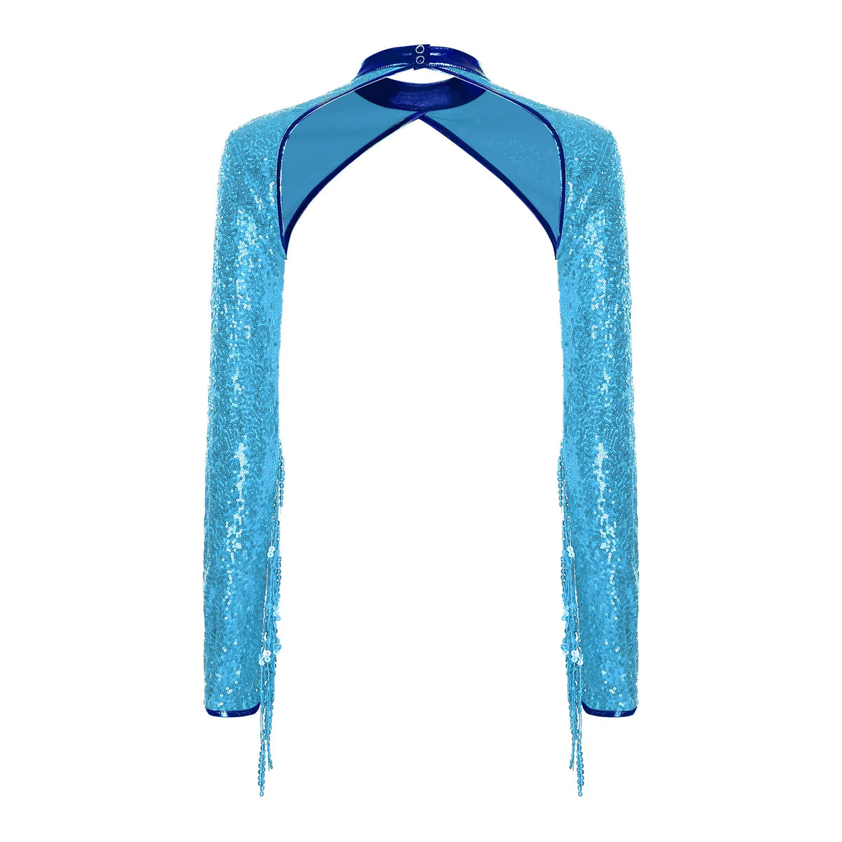 Sequin Fringe Bolero Shrug