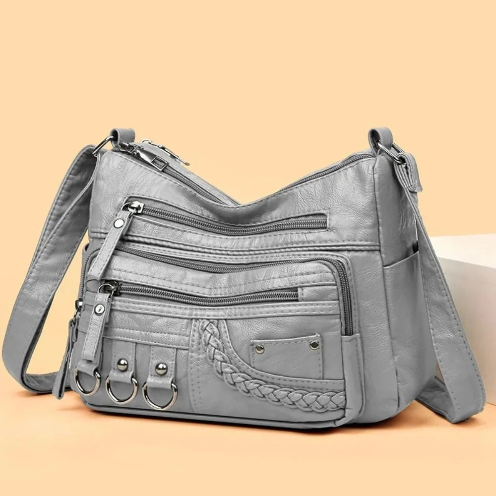 Multi Pocket Crossbody Shoulder Bag