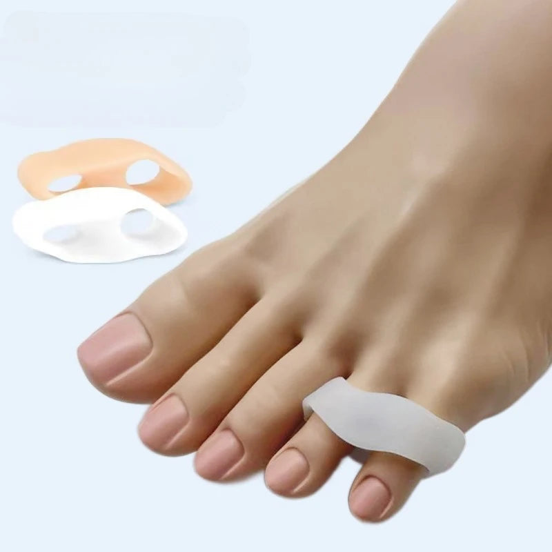 Professional Toe Separator Silicone Soft Elastic Spacer Straightener Finger Protector Spreader Hallux Valgus Corrector Pedicure