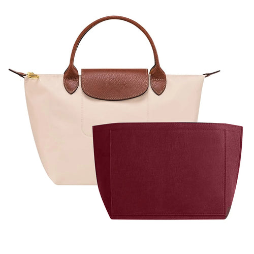 Felt Insert Bag Fits For Longchamp Handbag Liner Bag Felt Cloth Makeup