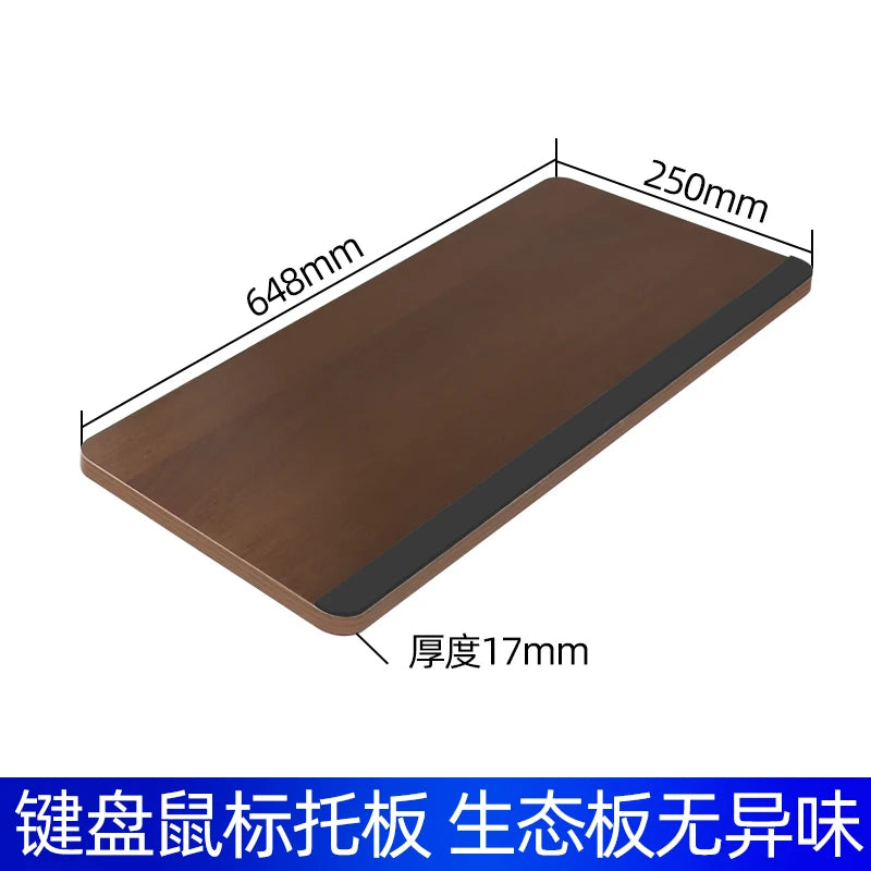 Under Desk Keyboard Tray Ergonomic Floating Pull-Out Shelf Adjustable Foldable Keyboard Holder for Office Desk Accessories