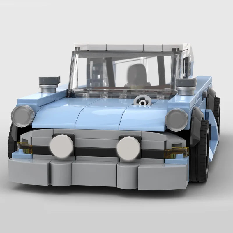 287 PCS Speed Hypercar 1959 Anglia Custom MOC Customize Modular Building Block Popular Technology Model DIY Christmas Toy Gift
