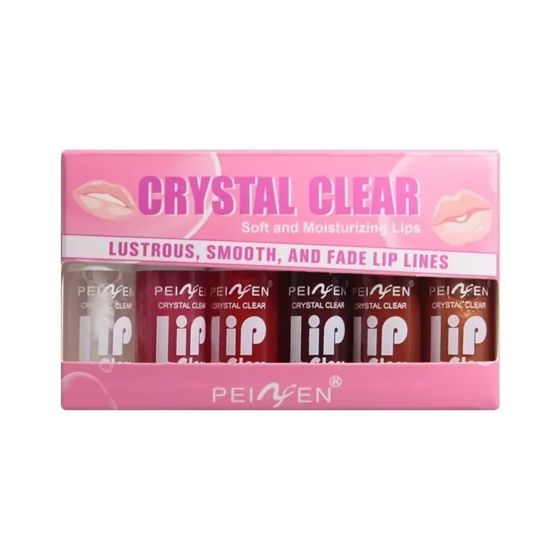 Moisturizing Lip Oil Gloss Set, 6 Pack