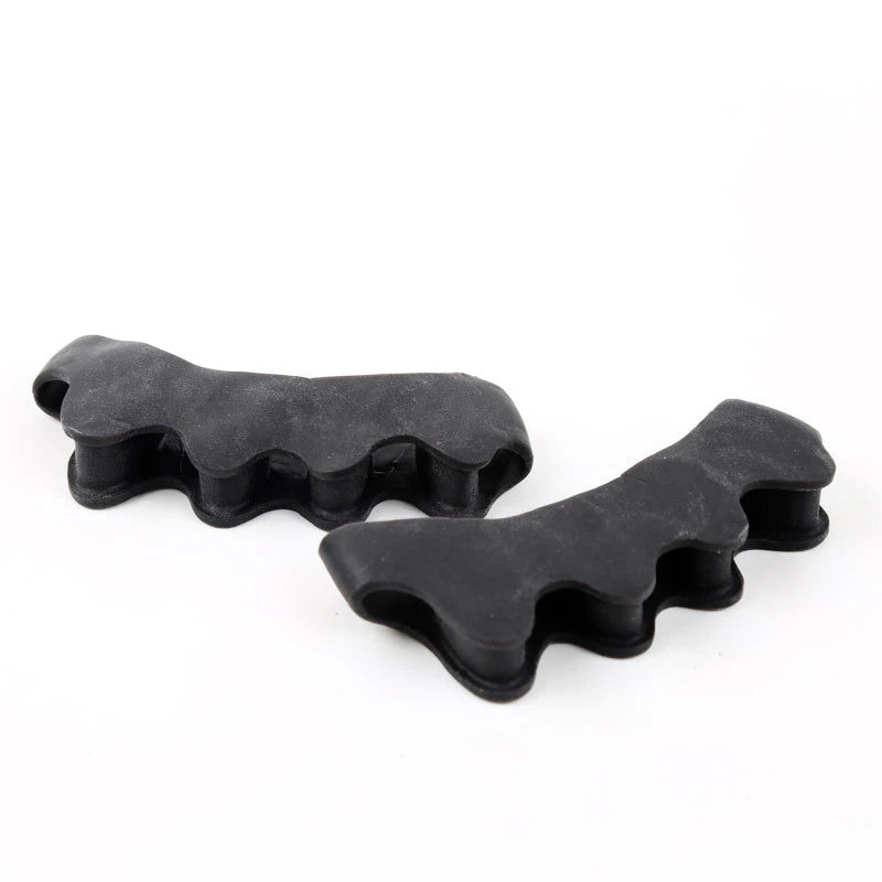 2 soft touch silicone toe spacers, reusable toe spacers for feet