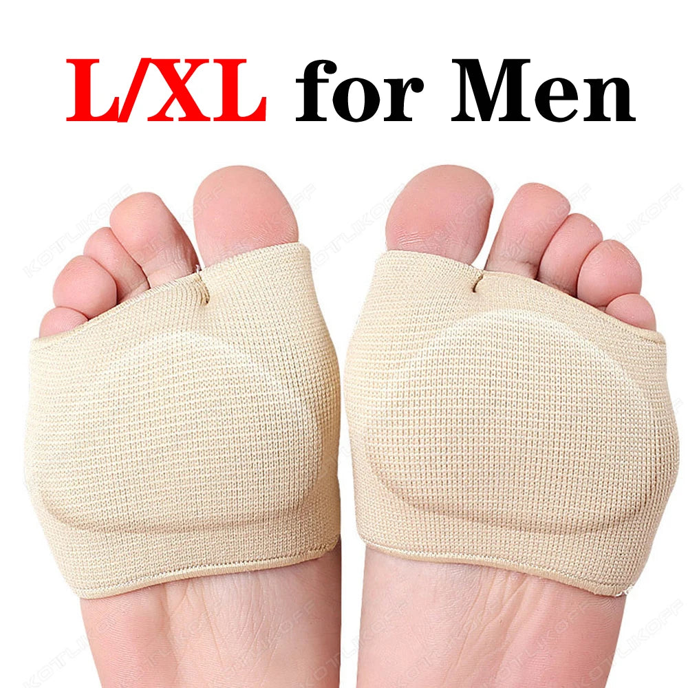 Toe Separator Forefoot Pads Silicone Cushion Pad Pain Relief Shoes Insoles Finger Toe Hallux Valgus Corrector Gel Pads Foot Care