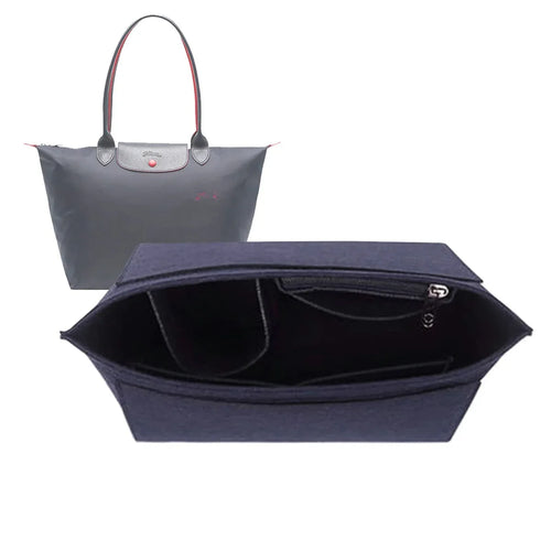 Felt Insert Bag Fits For Longchamp Handbag Liner Bag Felt Cloth Makeup