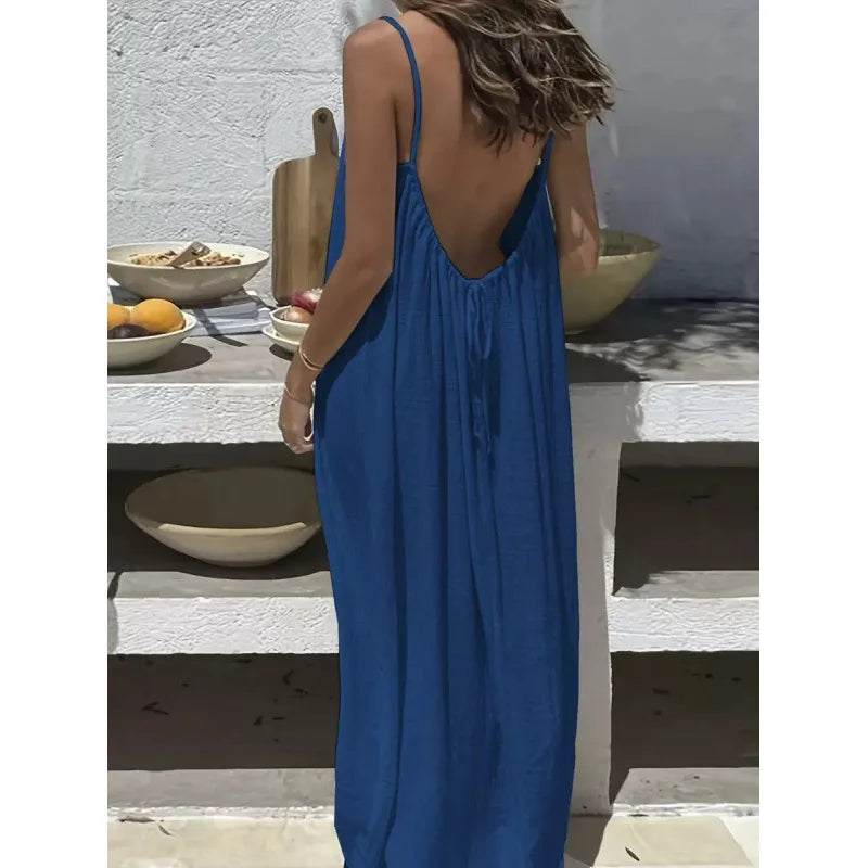Strapless Loose Lounge Maxi Dress