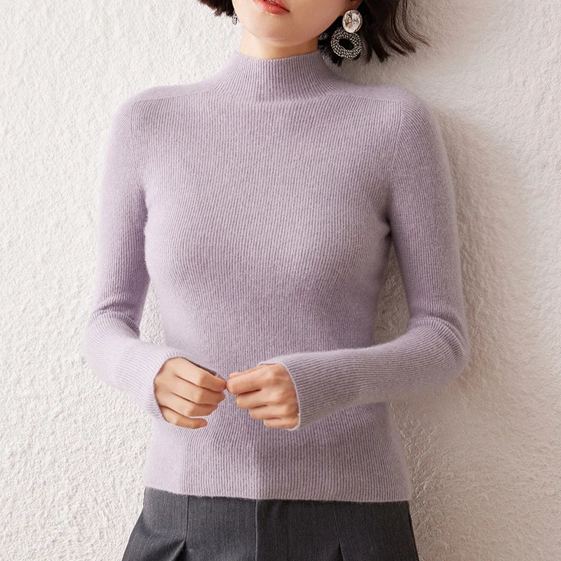 Pure Cashmere Turtleneck Sweater