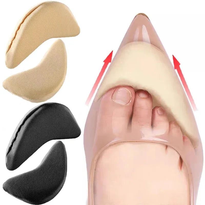Toe Filler Inserts Shoes Too Big Unisex Breathable Soft Toe Plug Forefoot Pad Shoe Filler for High Heel Foot Pain Relief Women