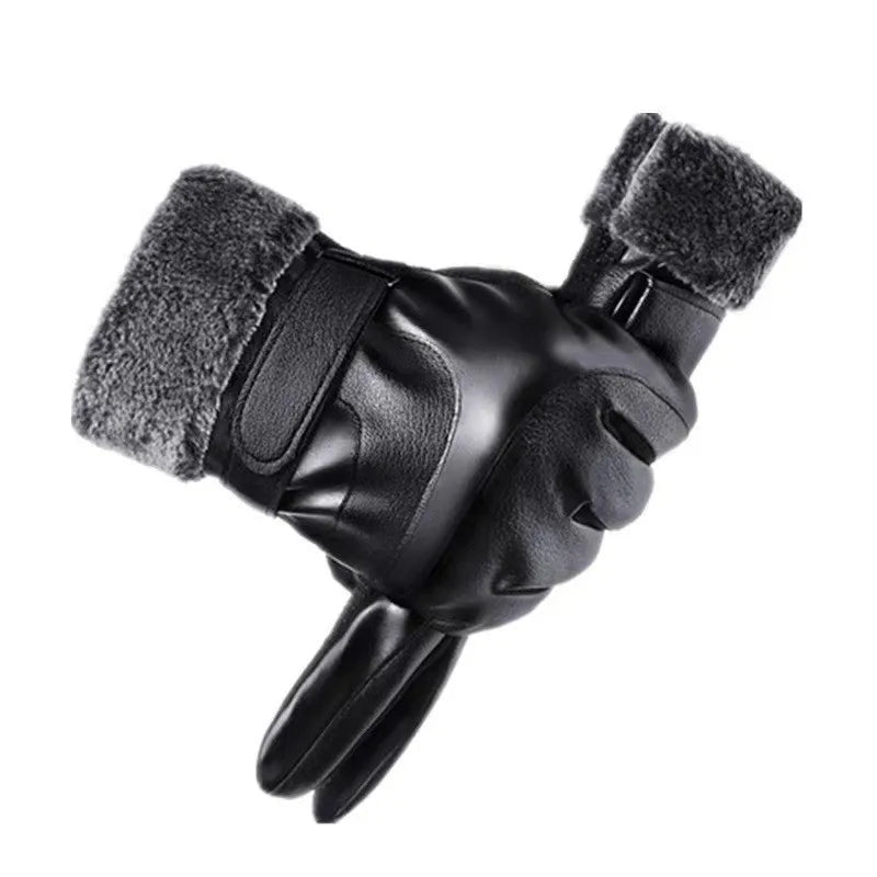 Winter Thermal Riding Gloves - Touchscreen Windproof Waterproof for Motorcycle Cycling Men Women Suitable Cold Weather