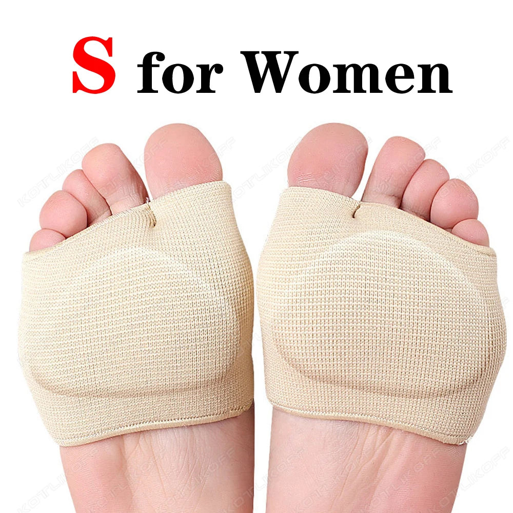 Toe Separator Forefoot Pads Silicone Cushion Pad Pain Relief Shoes Insoles Finger Toe Hallux Valgus Corrector Gel Pads Foot Care