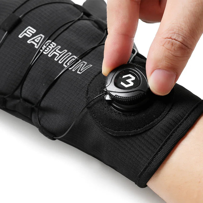 Winter Outdoor Gloves Warm Plush Lined Anti Slip Windproof Waterproof Gloves for Driving Cycling Motorcycle Riding