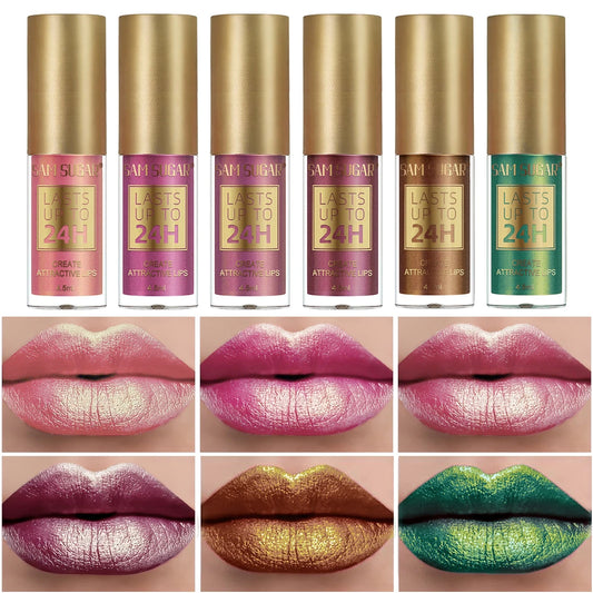 Shiny and Delicate Lip Gloss, Long-Lasting and Not Easily Smudged, Naturally Glossy Lip Gloss