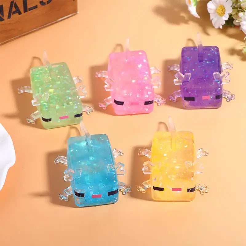 New【Cute Axolotl Toys Creative DIY Handmade Stress Relieving Toys Moldable Stress Relieving Toys Birthday Party Gifts】