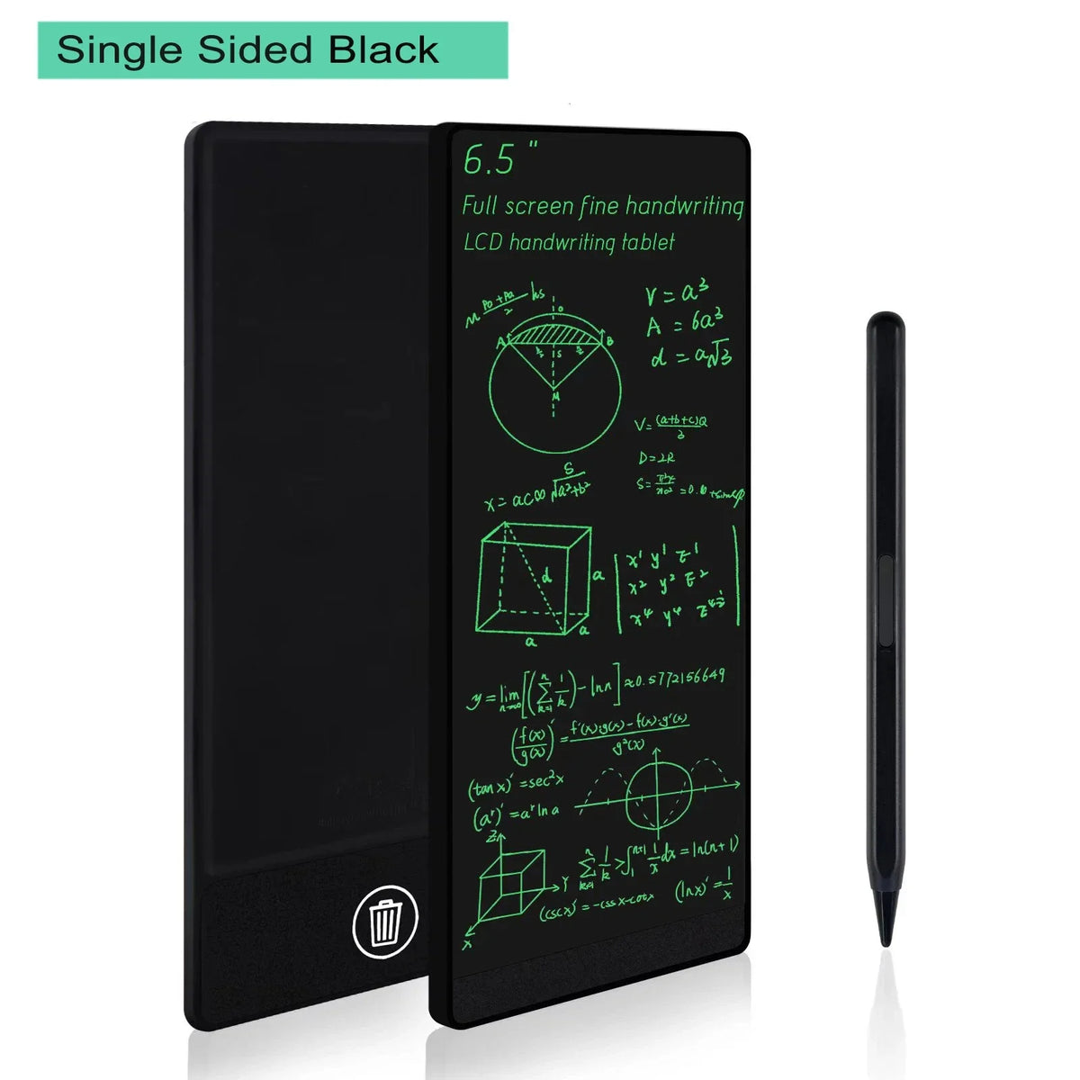 6.5 Inch LCD Electronic Writing Tablet Superfine Handwriting Full Screen Drawing Board Educational Notepad for Kids